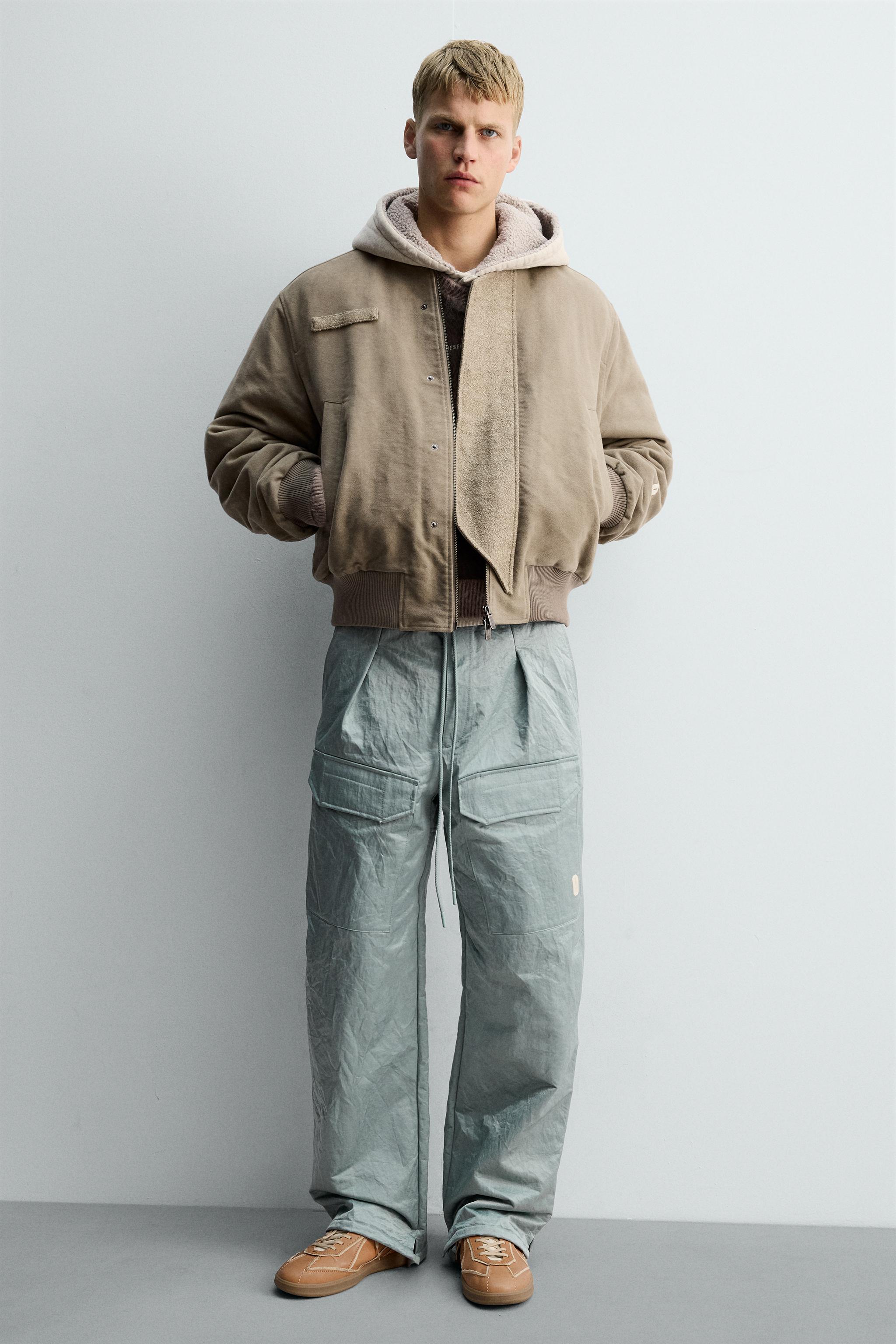 モカブラウン ハイカットスニーカー - ブラウン | ZARA Japan / 日本