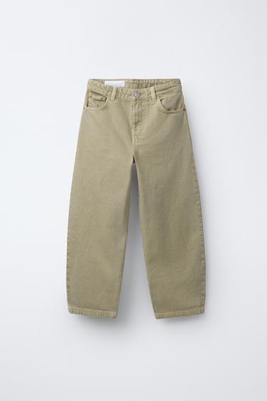 RELAXED-BAGGY-JEANS - Helles Khaki von Zara - Bild 0