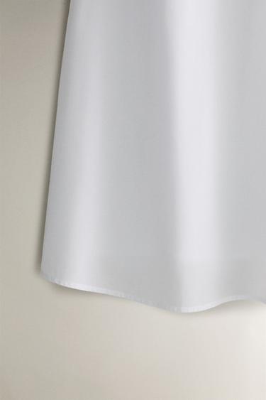 EMBROIDERED COTTON NIGHTDRESS - White by Zara - Image 4
