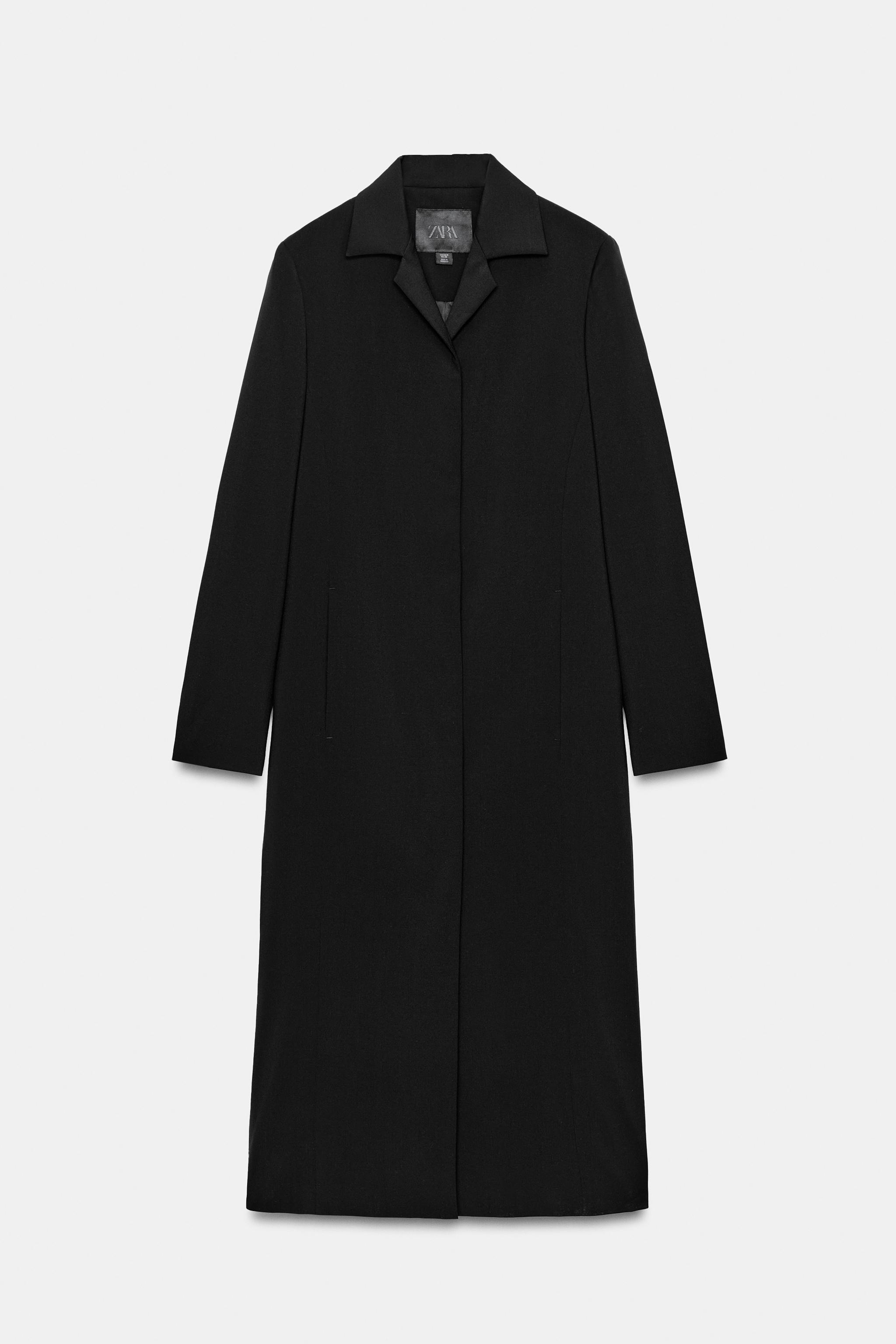 ZW COLLECTION 100% WOOL LONG COAT