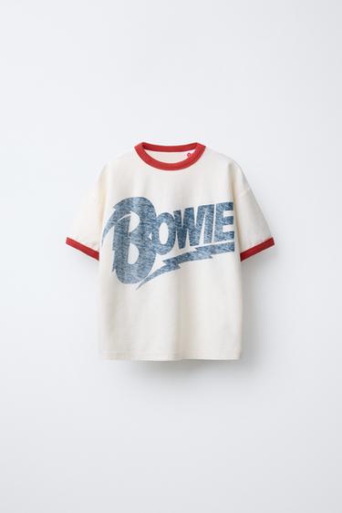 BOWIE™ PRINT T-SHIRT - Ecru by Zara - Image 0