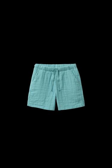 BERMUDA TEXTURA - Azul de Zara - Imagen 0