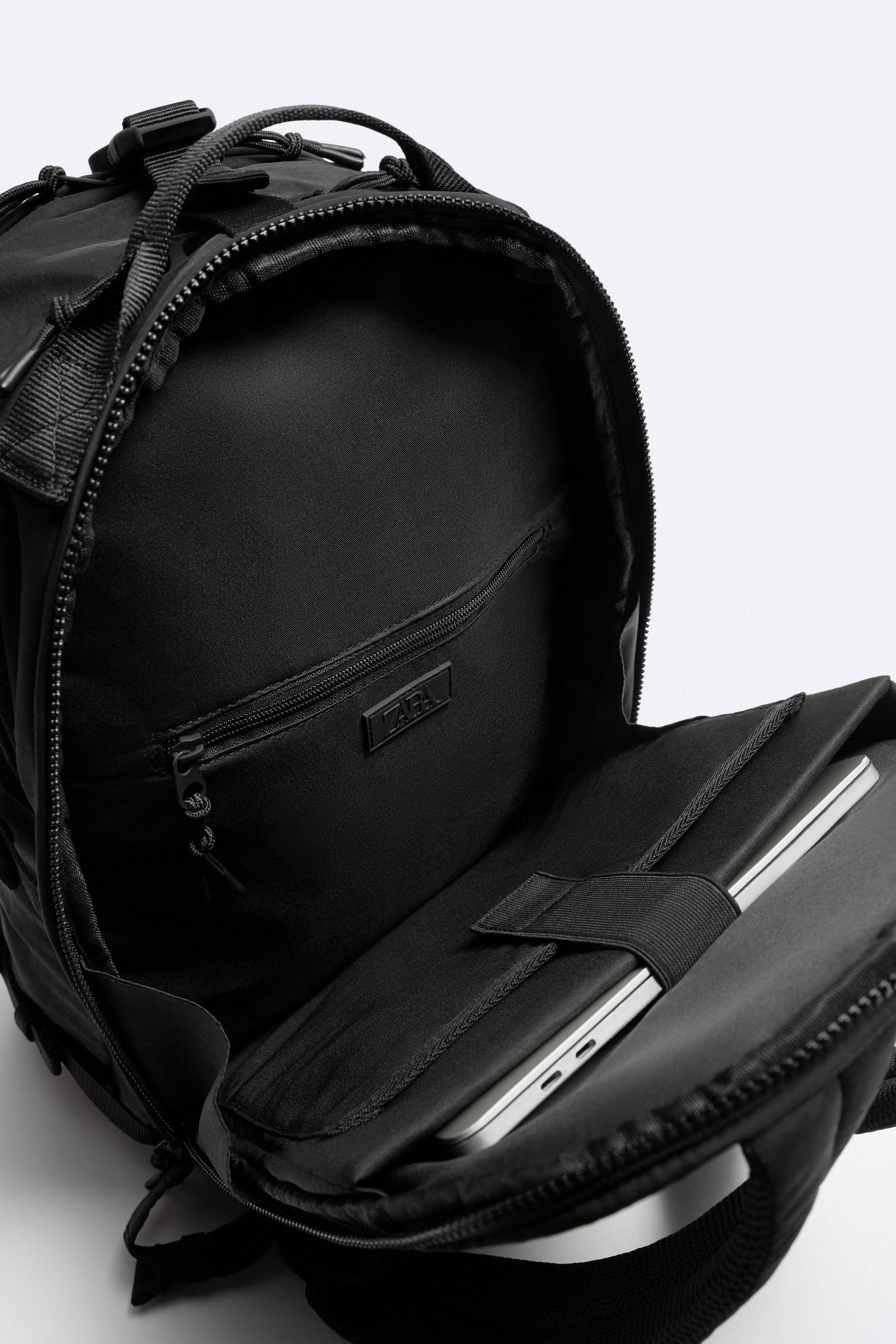 Zara backpack shop with pocket