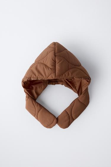 PADDED HOOD - Brick by Zara