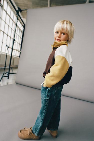 QUẦN JEANS BALLOON KIỂU BẠC MÀU - Xanh dương từ Zara