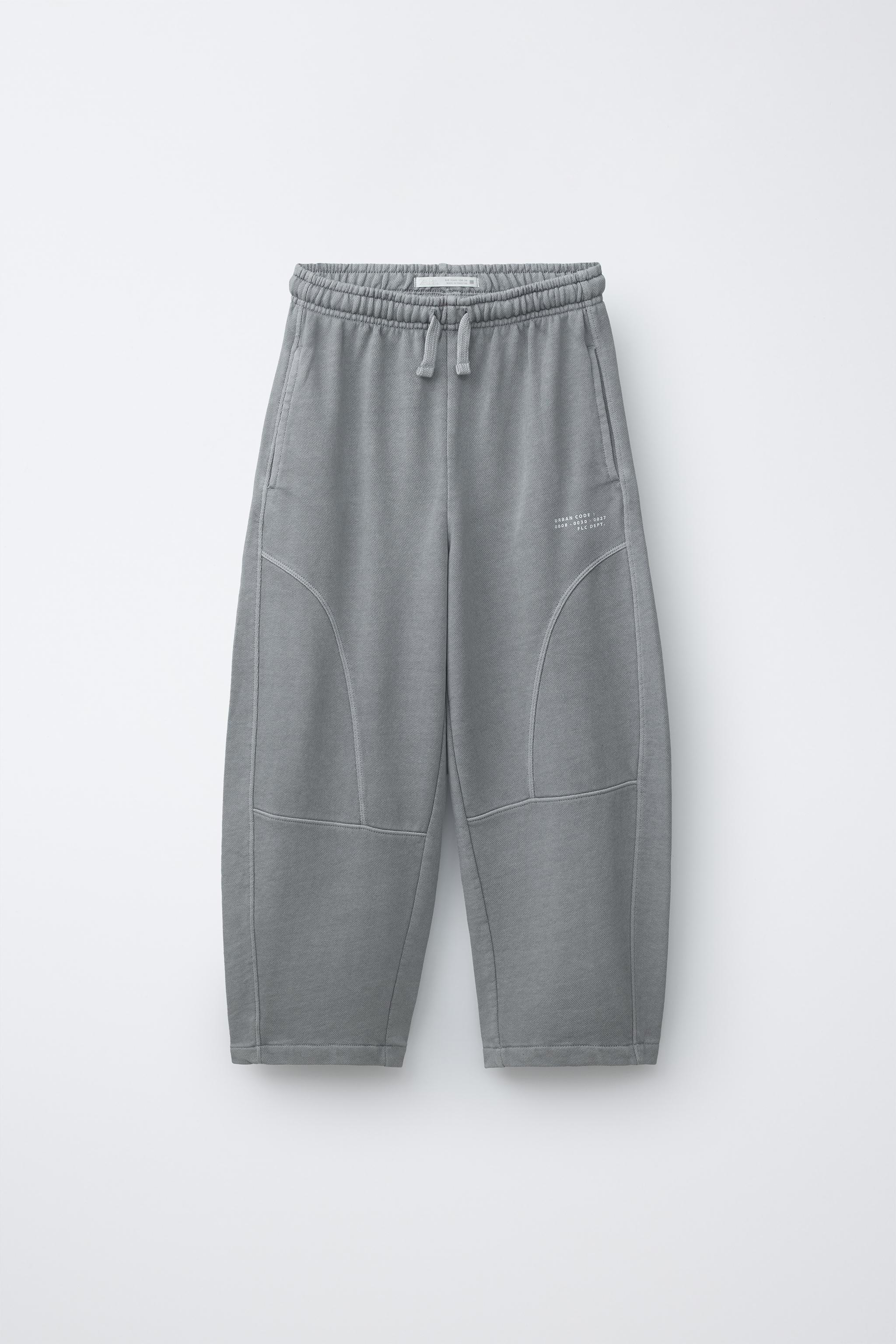 PANTALON BARREL TEINT EN PIÈCE À DÉCOUPES