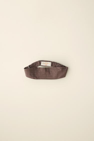 CARAMEL LONDON X ZARA 엘라스틱 헤어밴드 - Zara 브라운