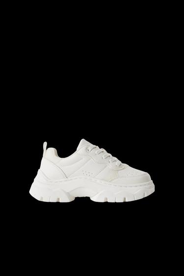 Zara THICK SOLED SNEAKERS - White - Image 0