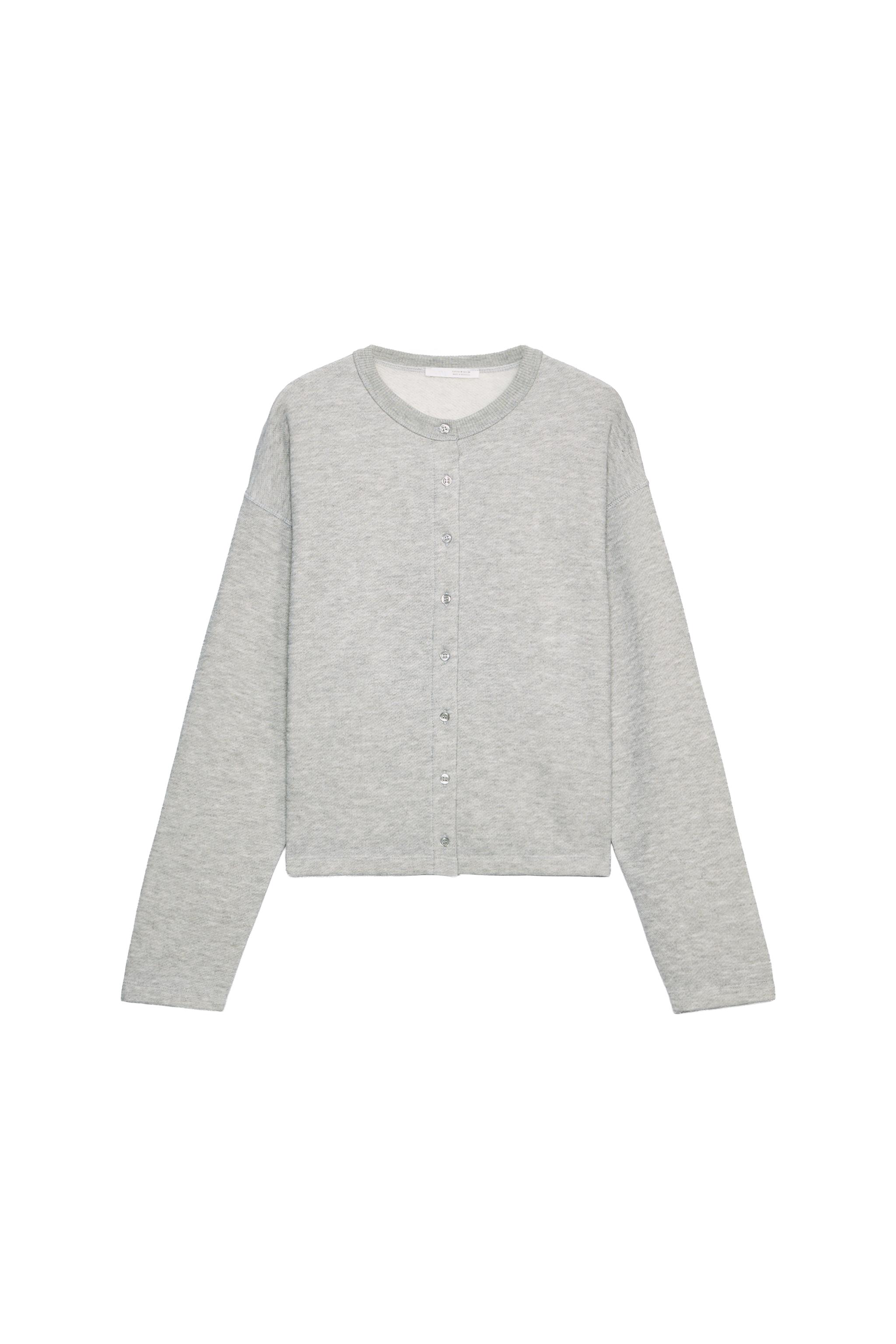CHAQUETA FELPA BOTONES