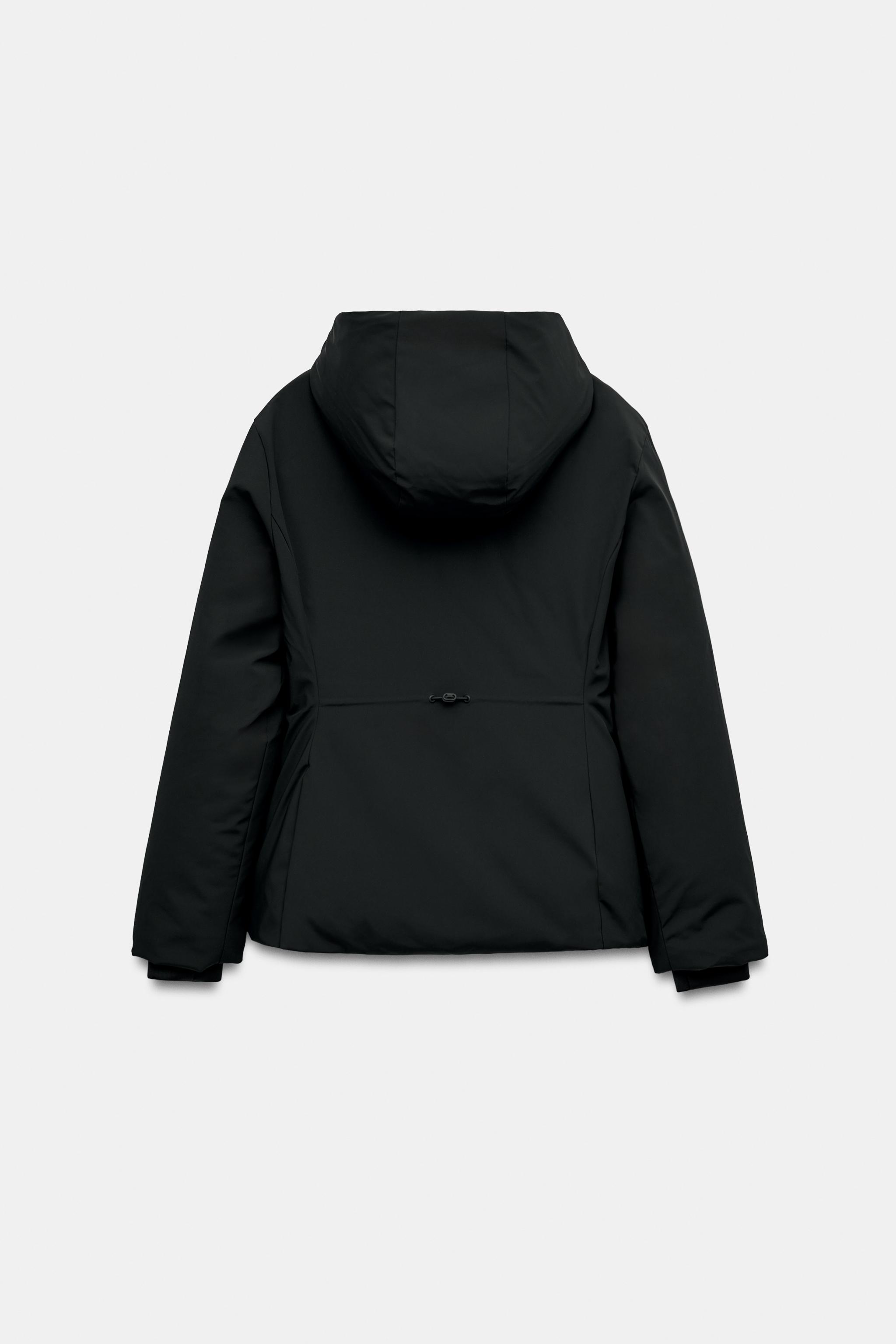 ANORAK COURT MATELASSÉ À CAPUCHE