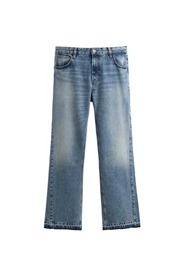 FLARE FIT JEANS - Mid-blue by Zara