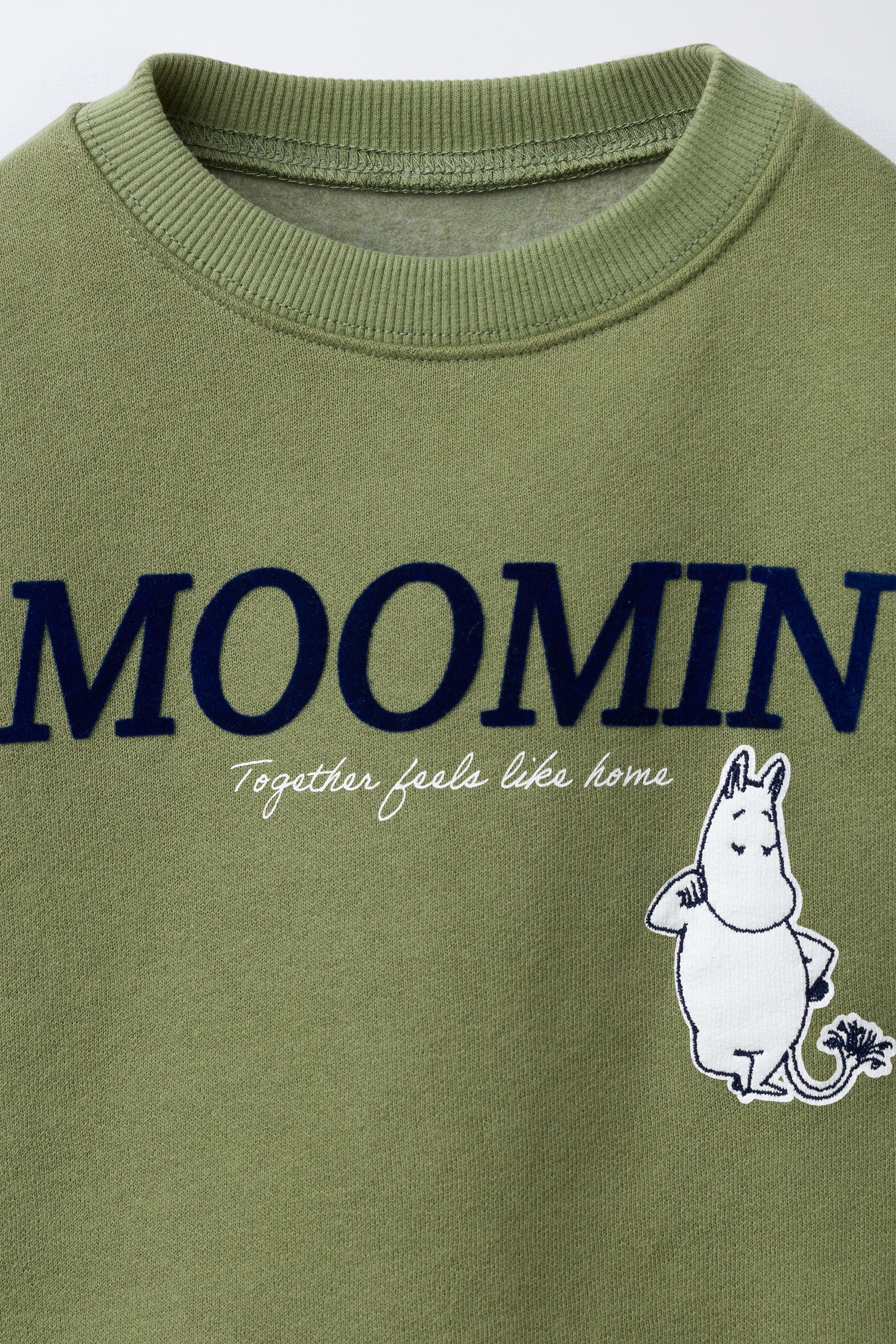 MOOMIN © FLOCKED PRINTED SWEATSHIRT