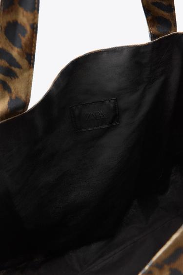 MAXI SAC SERGÉ IMPRIMÉ ANIMAL - Leopard de Zara - Image 4