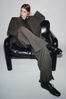 SQUARE BUCKLE LEATHER BELT