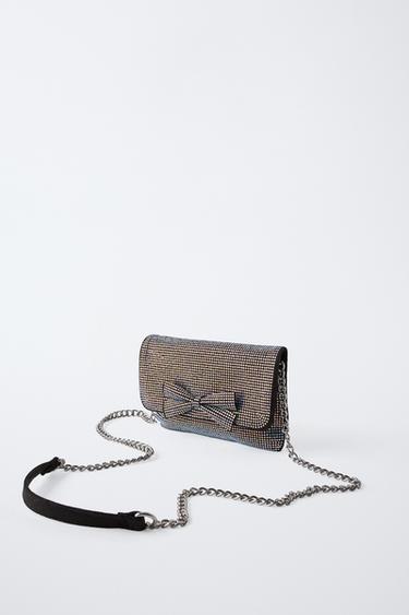 SAC BANDOULIÈRE STRASS LACET - Noir de Zara - Image 1