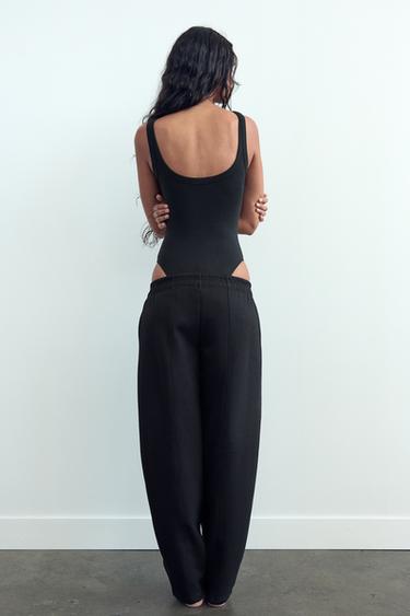 BODY CÔTELÉ - Noir de Zara - Image 5