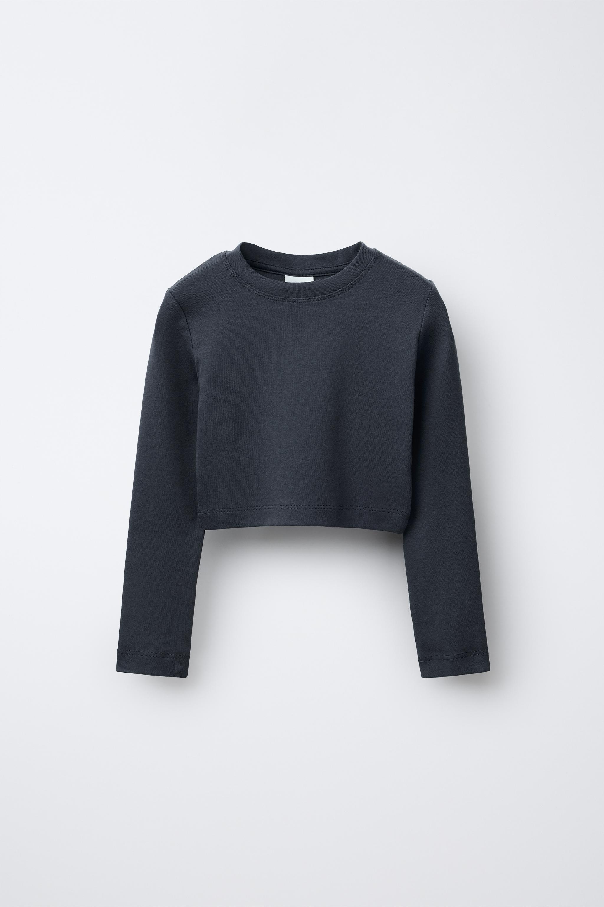 ★ドイツ発*ZARA*新作*リラックスフィット長袖Tシャツ/CM★ ブランド古着】ZARA / ザラ RELAXED FIT リラックスフィット