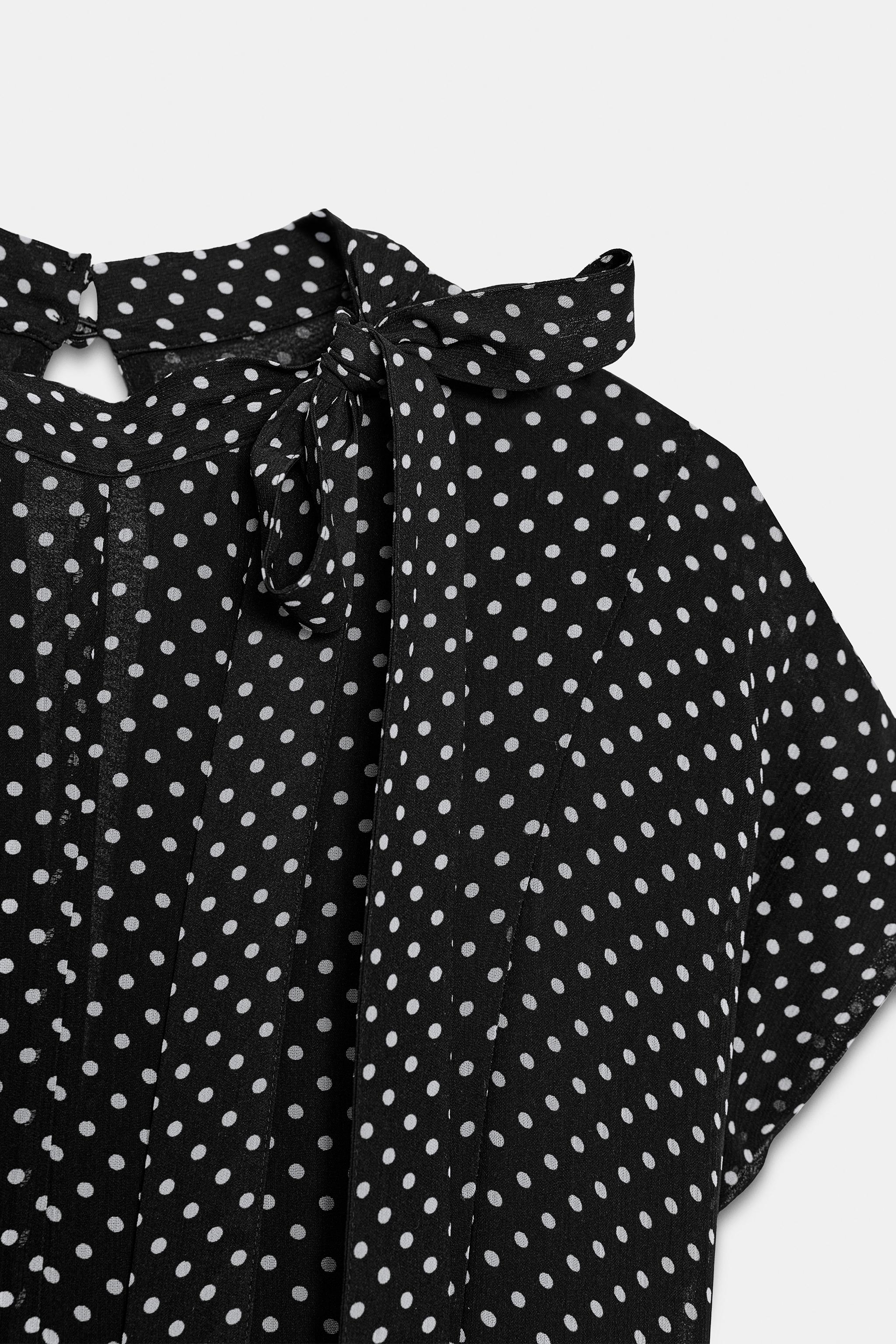 ROBE MI-LONGUE À POIS ZW COLLECTION