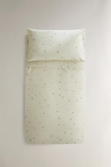 HOUSSE DE COUETTE ENFANT IMPRIMÉ MARIN - Citron vert clair de Zara - Image 5