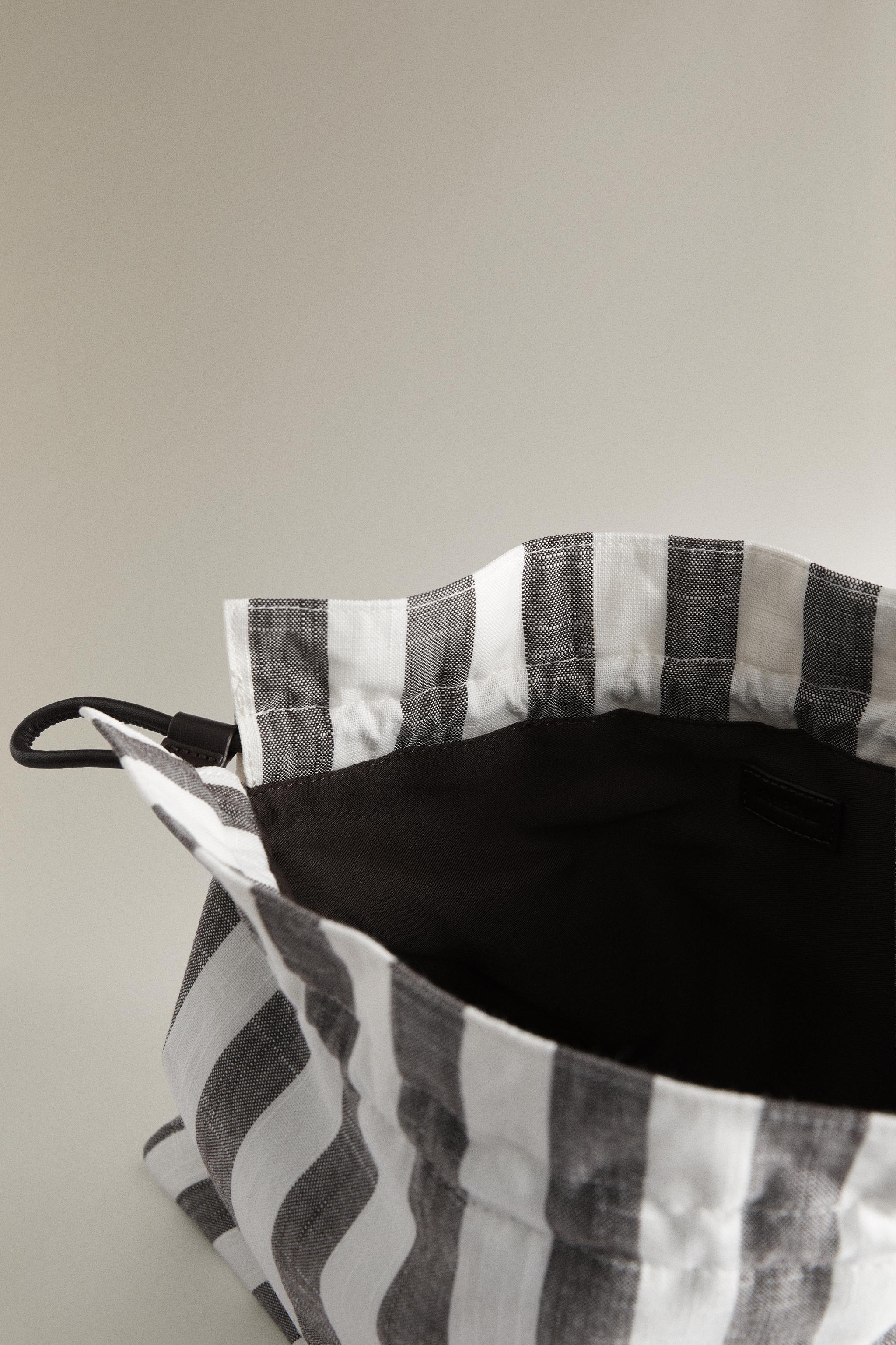 Женские сумки Zara STRIPED MINI HANDBAG — фото 5