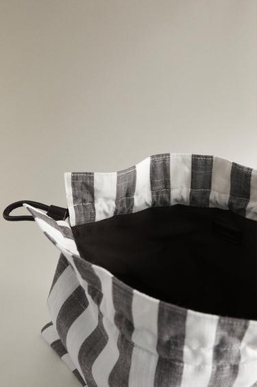 STRIPED MINI HANDBAG - Two-tone by Zara - Image 4