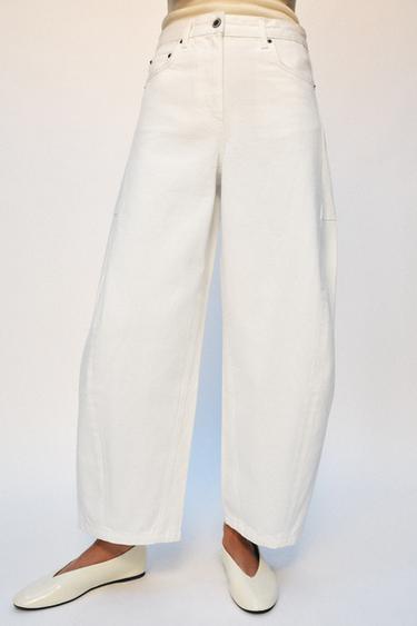 JEAN ZW COLLECTION ANKLE BALLOON TAILLE NORMALE - Blanc de Zara - Image 1