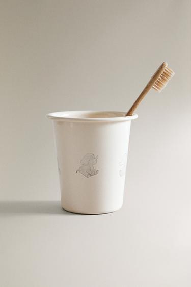 CHILDREN'S ELEPHANT TOOTHBRUSH HOLDER - Cream by Zara - Image 4