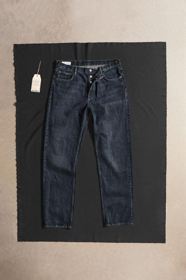 STRAIGHT FIT JEANS - Blue by Zara