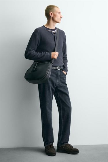 PLAIN CROSSBODY BAG - Black by Zara - Image 0