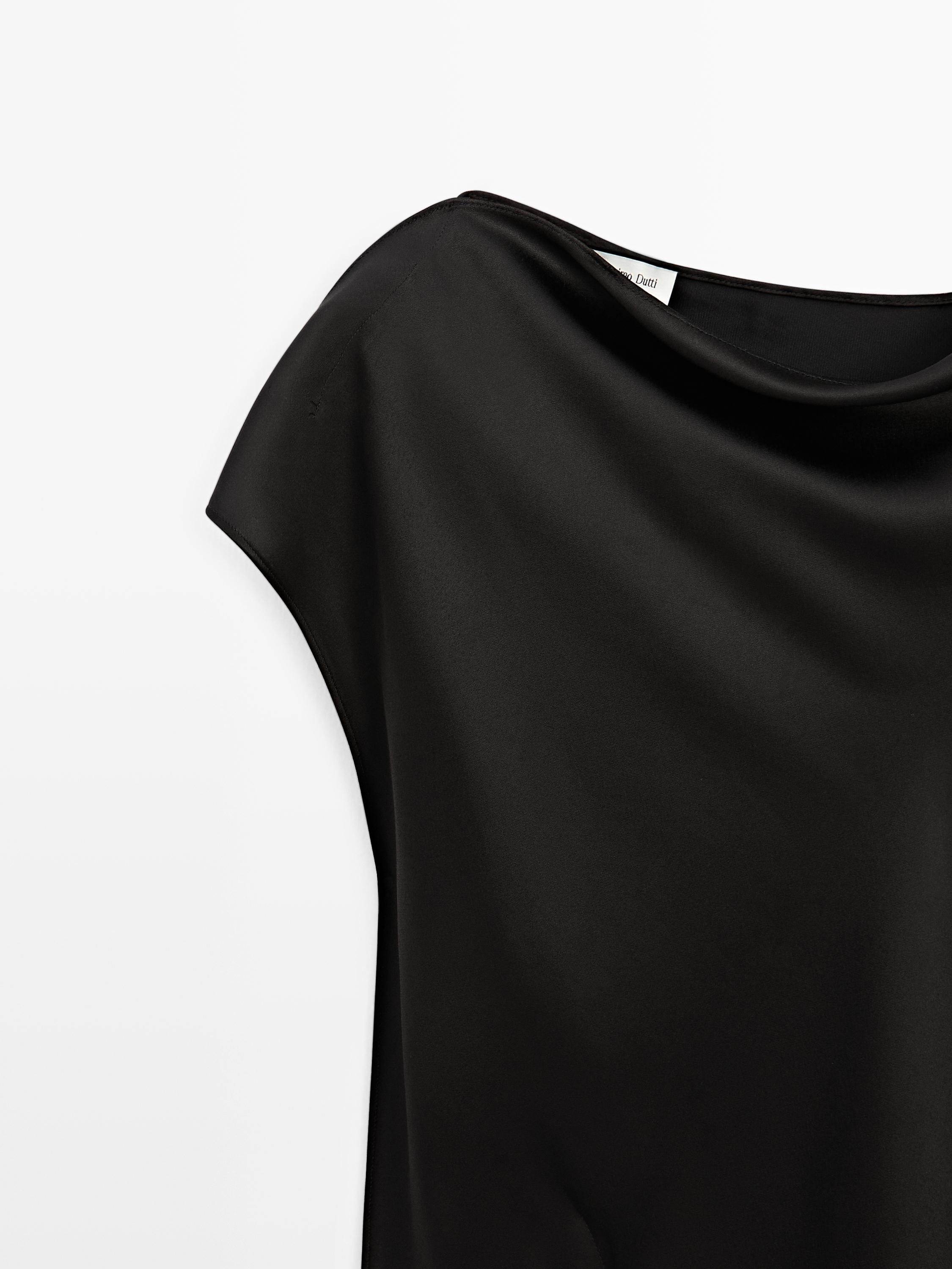 Top satiné asymétrique - LIMITED