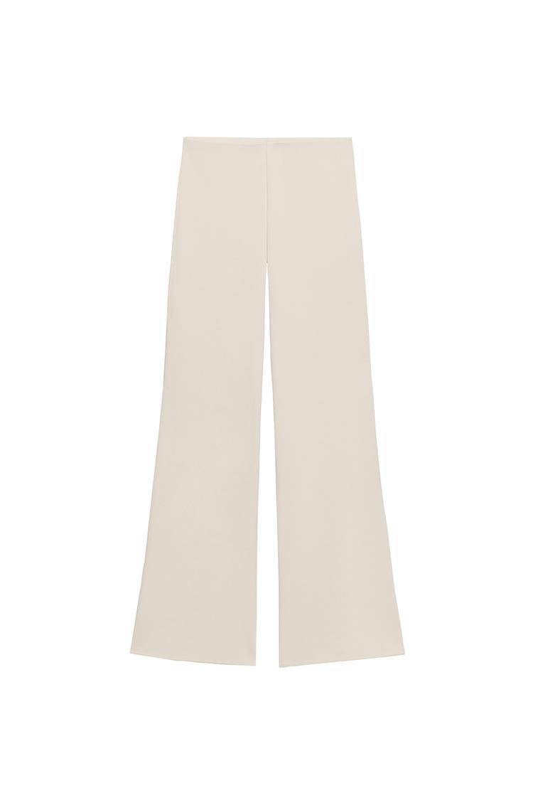 STRETCH WIDE-LEG TROUSERS