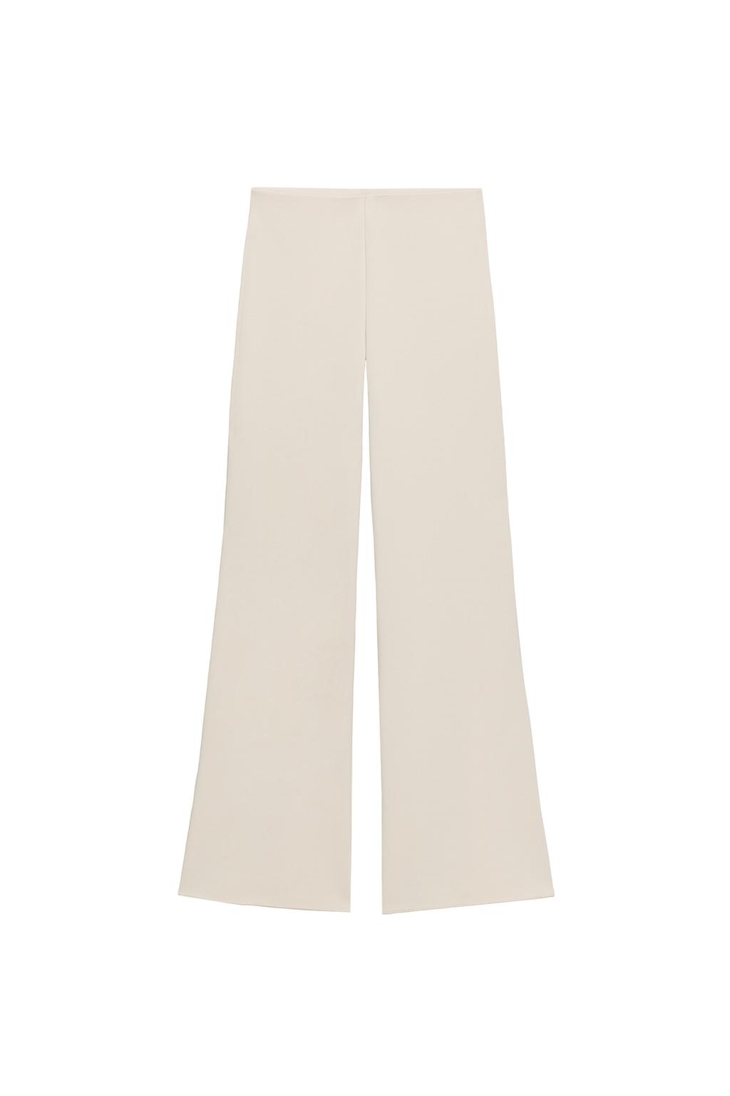 STRETCH WIDE-LEG TROUSERS