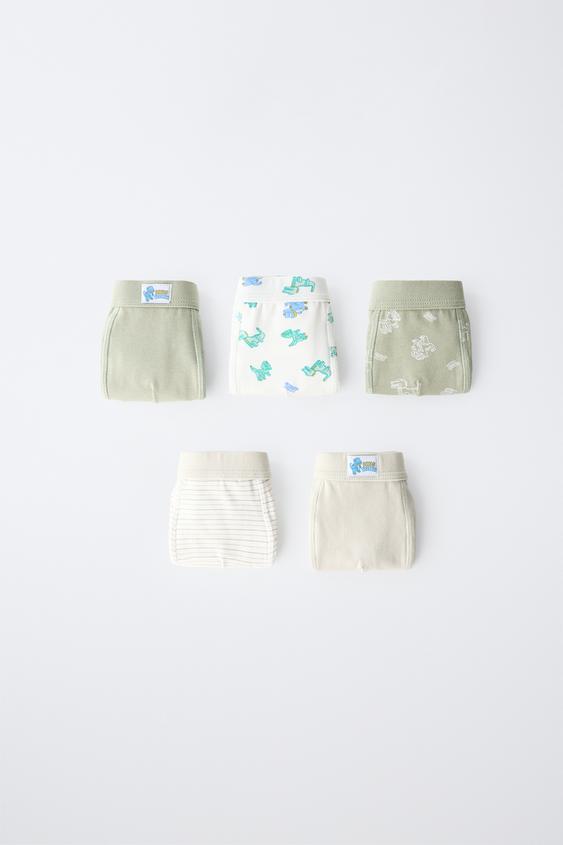 2-6 YEARS / 5-PACK OF DINOSAUR BOXERS - Multicoloured by Zara - Image 0