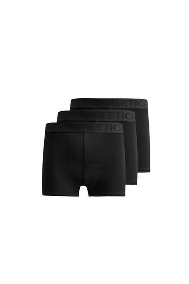 BOXER COMBINÉ PACK DE 3 - Noir de Zara