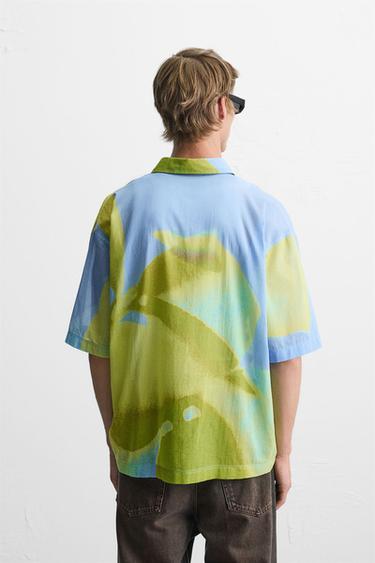 ABSTRACT PRINT SHIRT - Multicoloured by Zara - Image 3