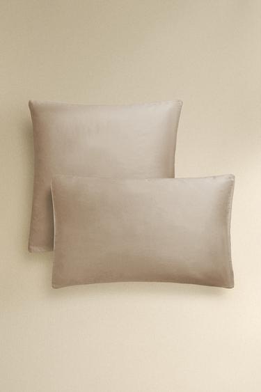SATEEN PILLOWCASE (500 THREAD COUNT) - Pink by Zara