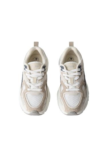 MULTI-PIECE SNEAKERS — White 2