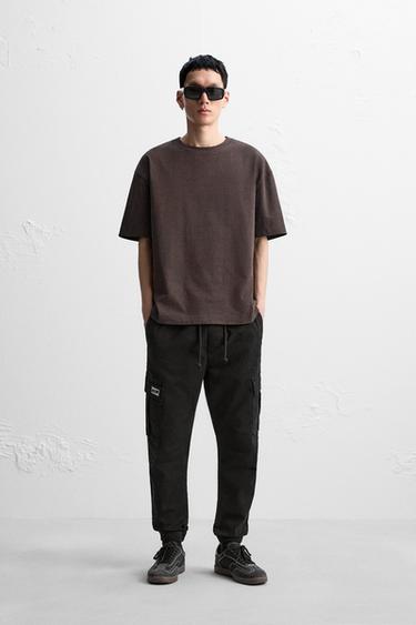 БРЮКИ КАРГО — ЧЕРНЫЙ от Zara