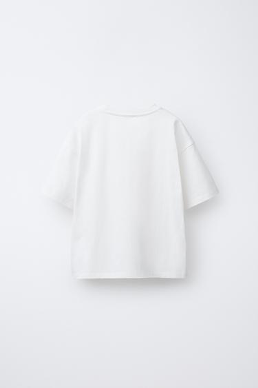 HEAVY WEIGHT PRINTED T-SHIRT - White by Zara - Image 1