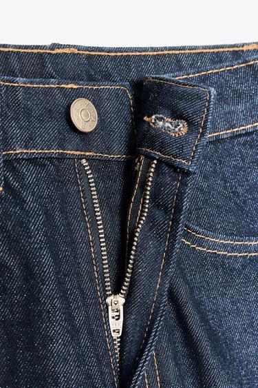 TRF MOM HIGH-WAIST JEANS - Dark indigo by Zara