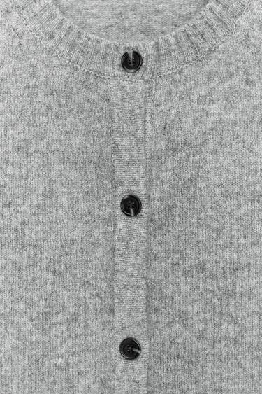 SOFT KNIT VEST - Grey marl by Zara - Image 8