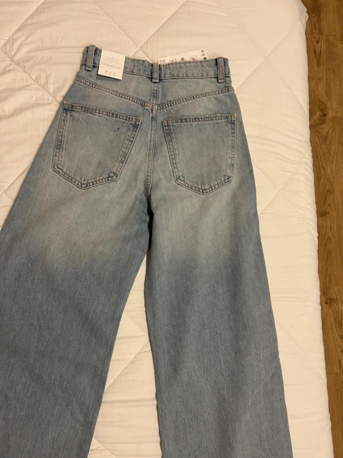 TRF EXTRA WIDE-LEG HIGH-WAIST JEANS - Image 6