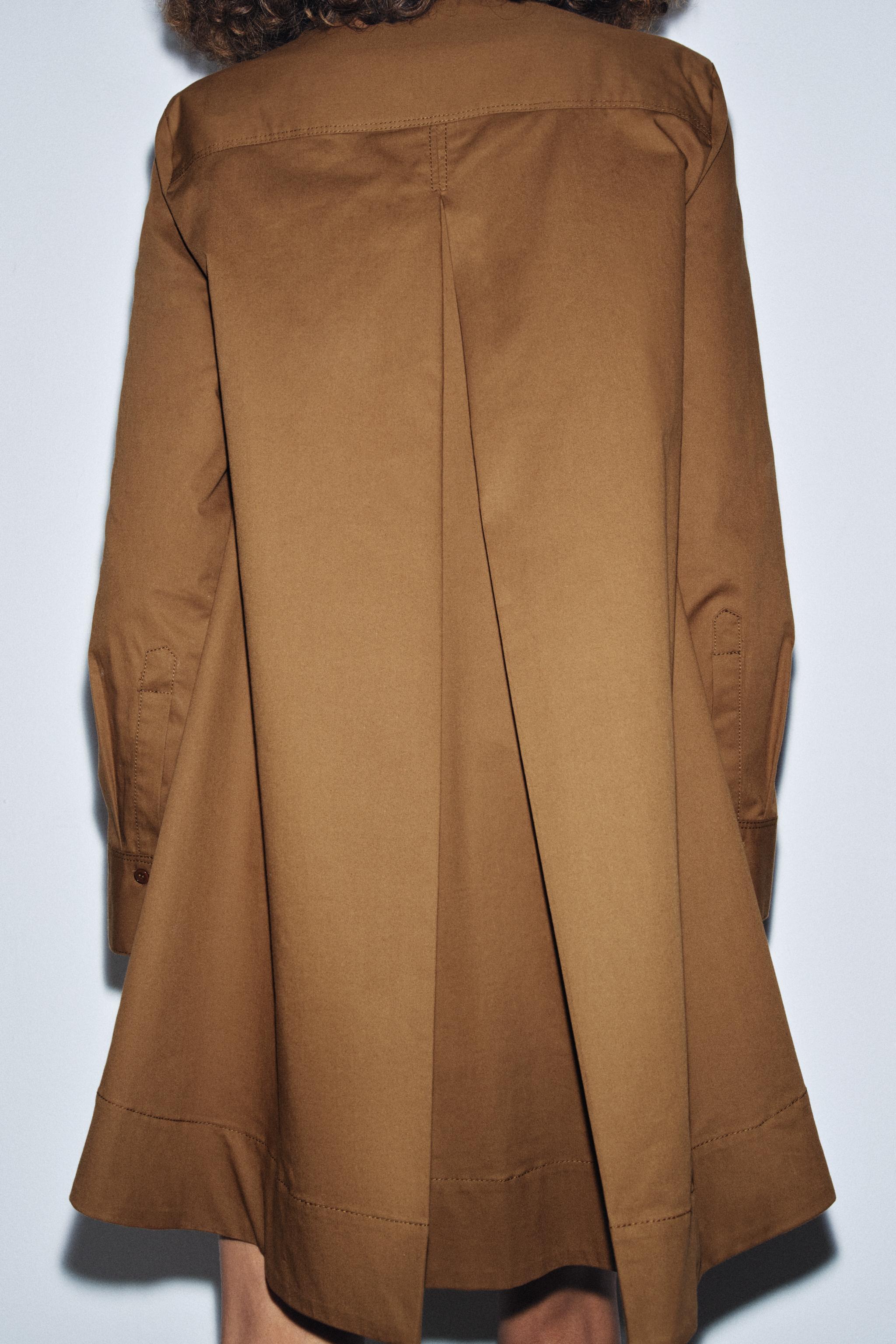 POPLIN SHIRT DRESS ZW COLLECTION