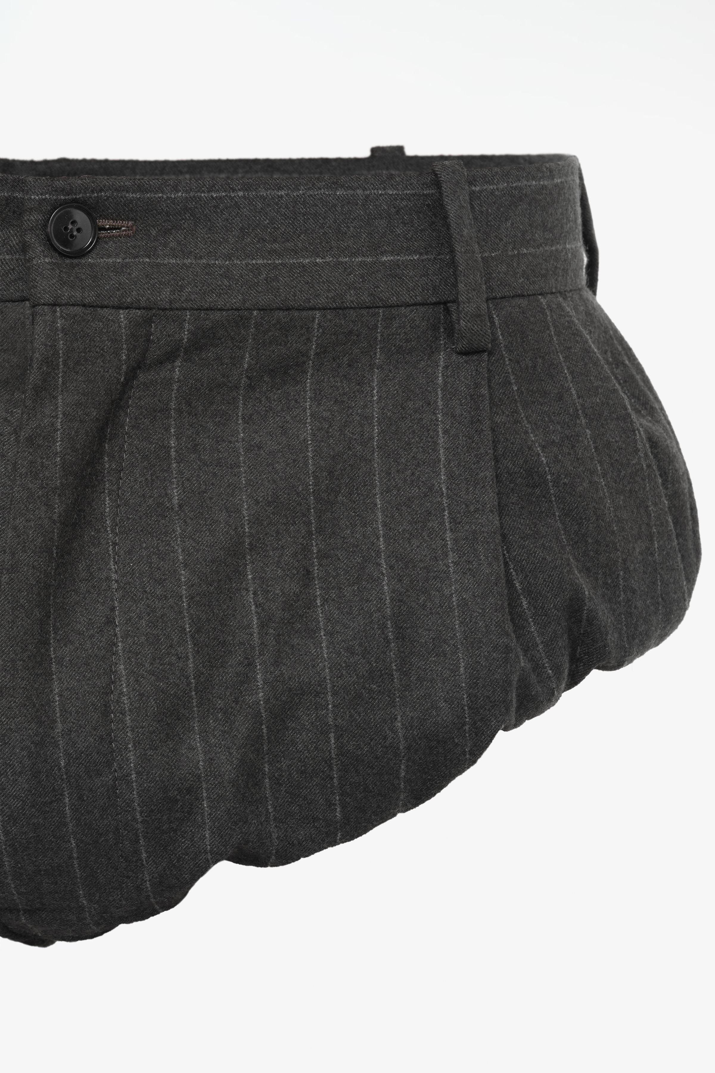 LIMITED EDITION 100% WOOL PINSTRIPE SHORTS