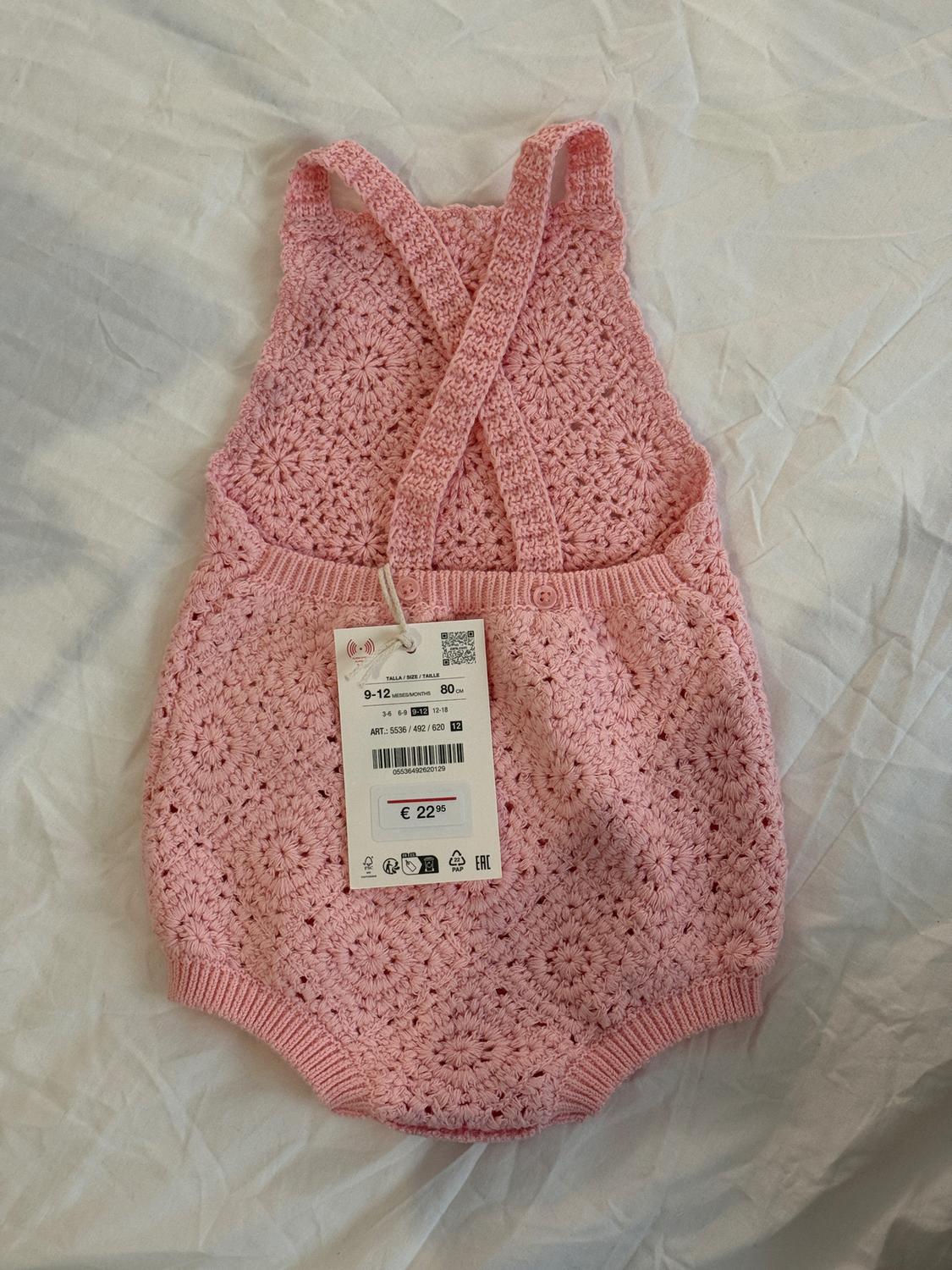 PLAIN CROCHET FLOWER ROMPER - Image 2