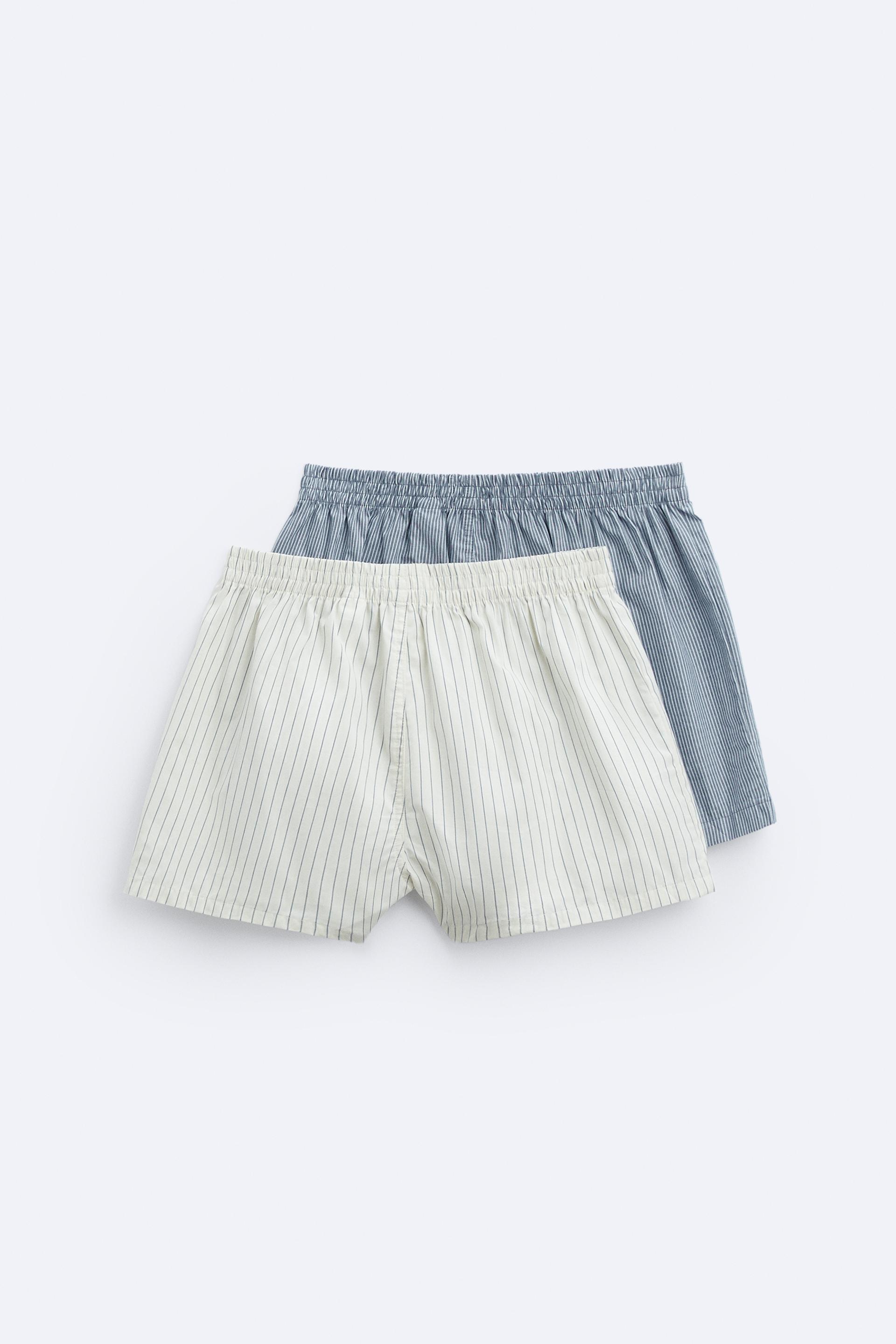 2 PACK OF MIXED POPLIN BOXERS