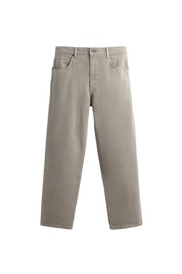 FADED STRAIGHT-LEG JEANS