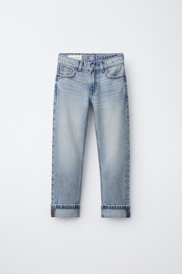 JEAN DROIT - Bleu clair de Zara