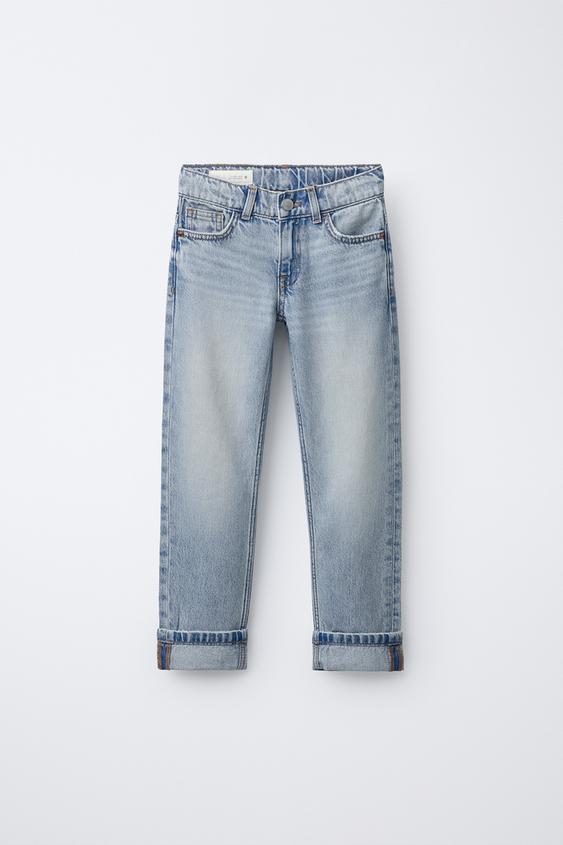 JEANS STRAIGHT FIT - Azul claro de Zara - Imagen 0