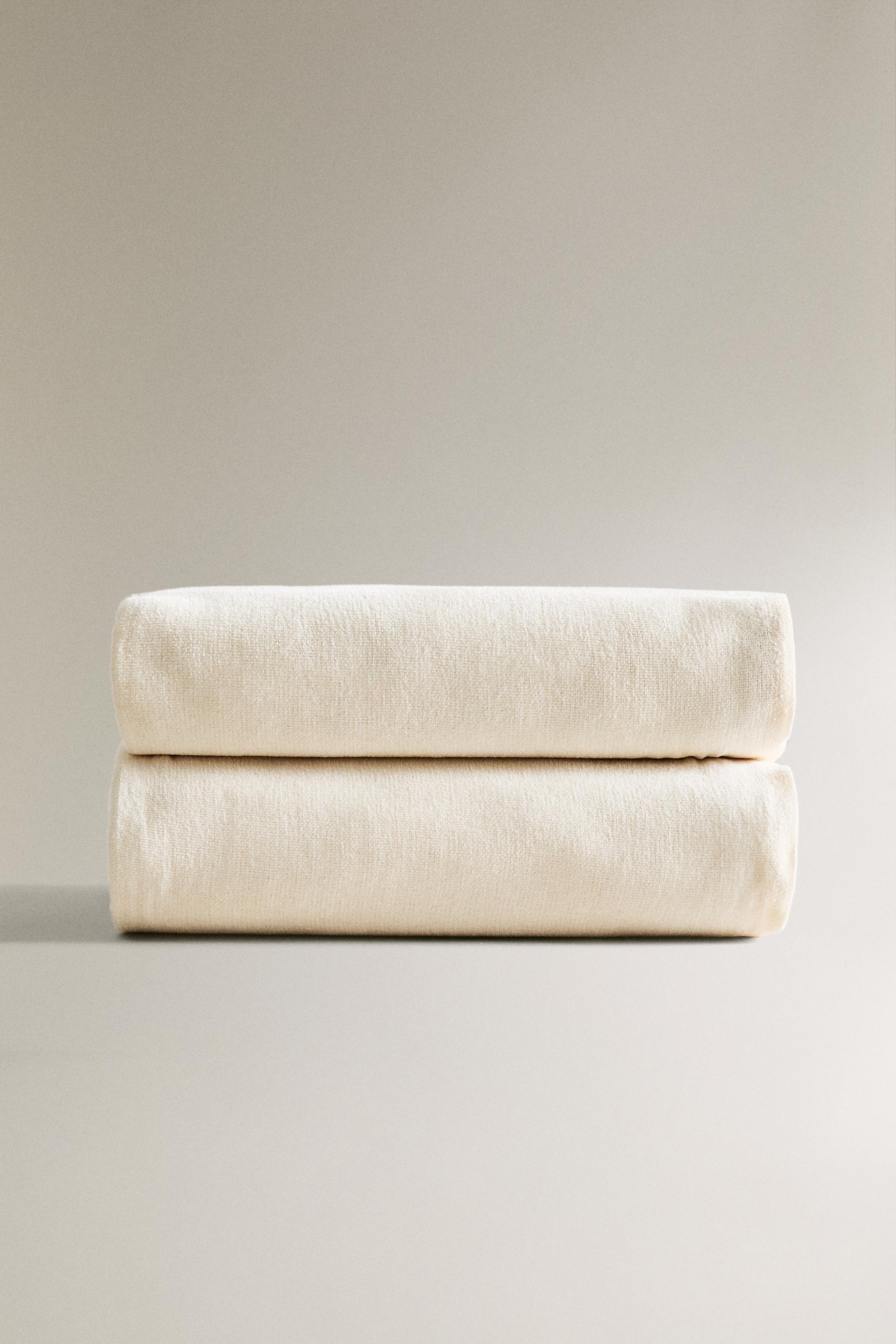 シェニール ブランケット - ライトベージュ | ZARA Japan / 日本